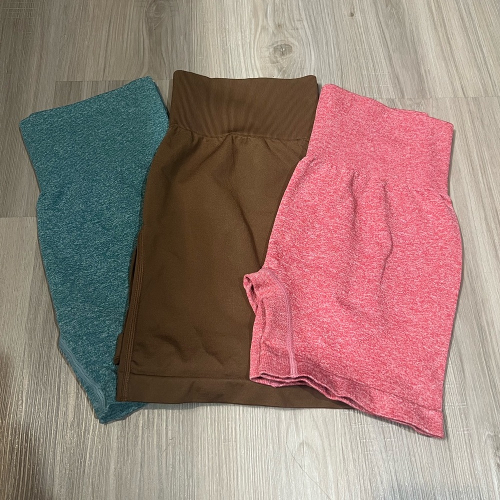 Workout shorts, size M